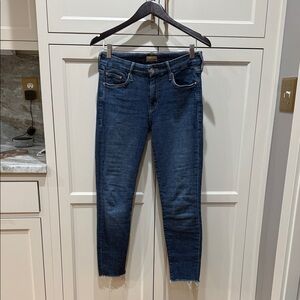 MOTHER Dark Blue Ankle Jeans Sz 28 excellent condition